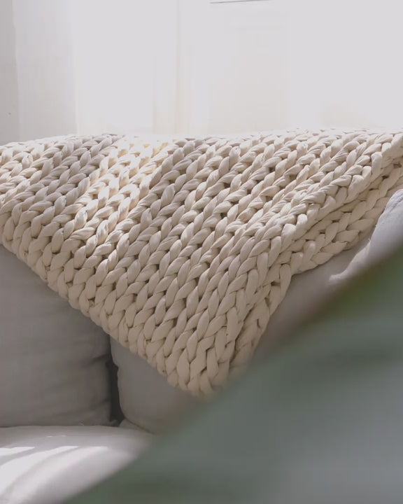 Factory Cuddler knitted weighted Blanket