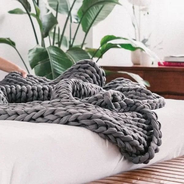 Factory Cuddler knitted weighted Blanket